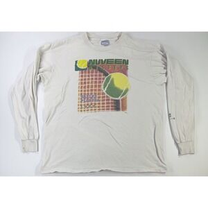 Vintage 1999 Nuveen Masters Tennis Long Sleeve Shirt All Sport USA XL
